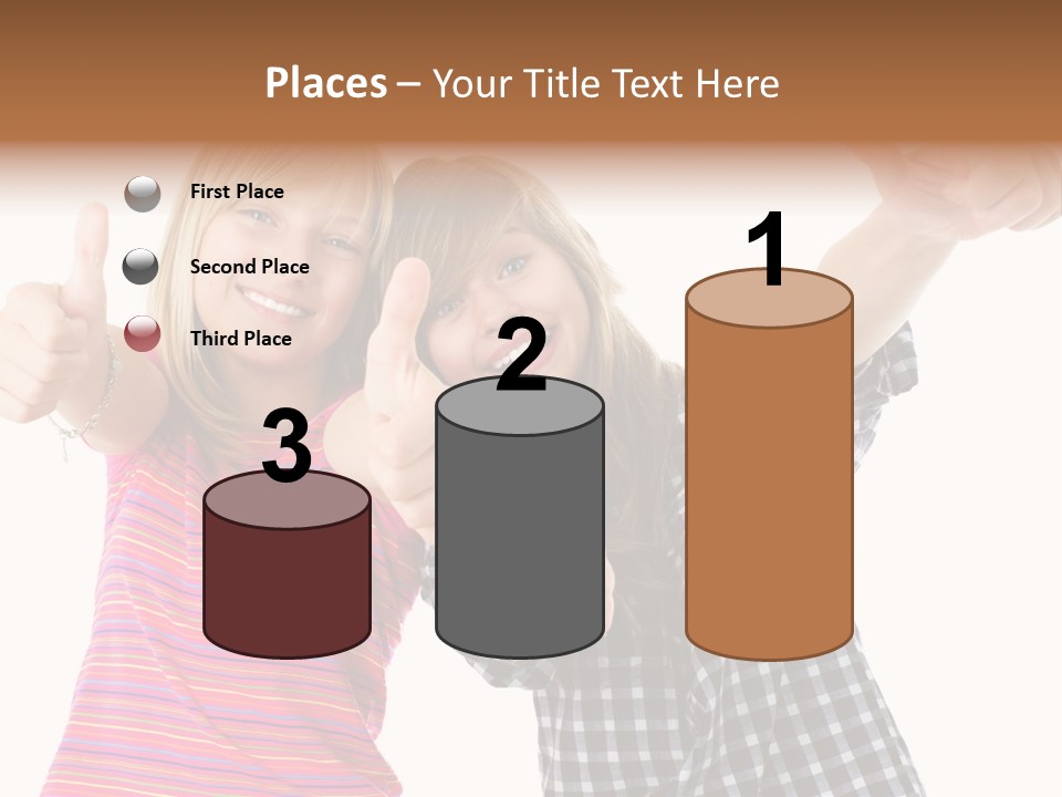 Friendly Teenager Cheerful PowerPoint Template