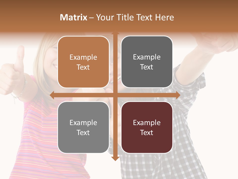 Friendly Teenager Cheerful PowerPoint Template