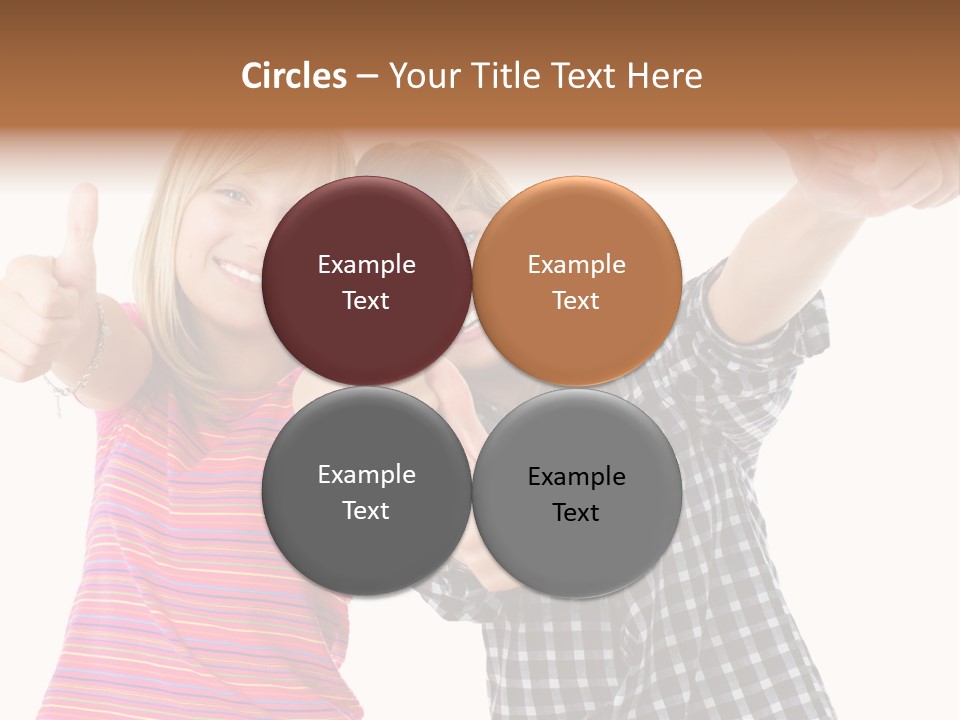 Friendly Teenager Cheerful PowerPoint Template