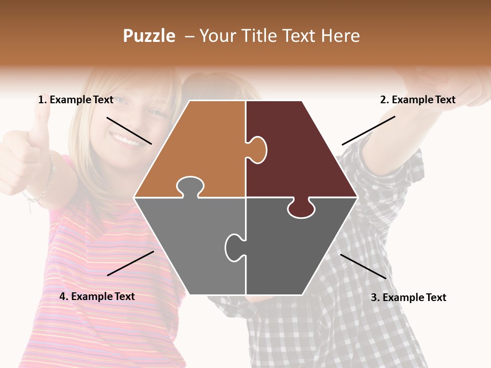 Friendly Teenager Cheerful PowerPoint Template