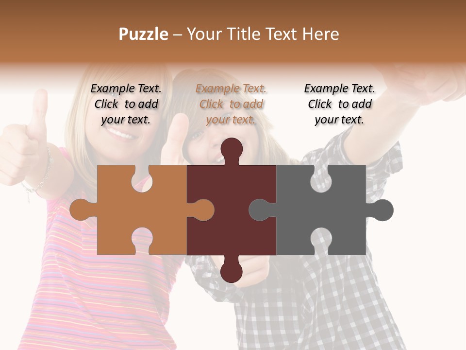 Friendly Teenager Cheerful PowerPoint Template