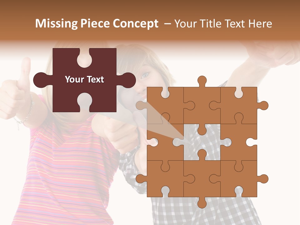 Friendly Teenager Cheerful PowerPoint Template