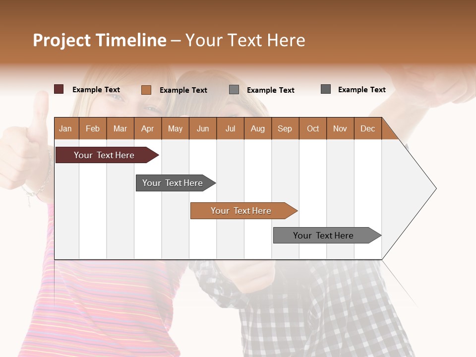 Friendly Teenager Cheerful PowerPoint Template
