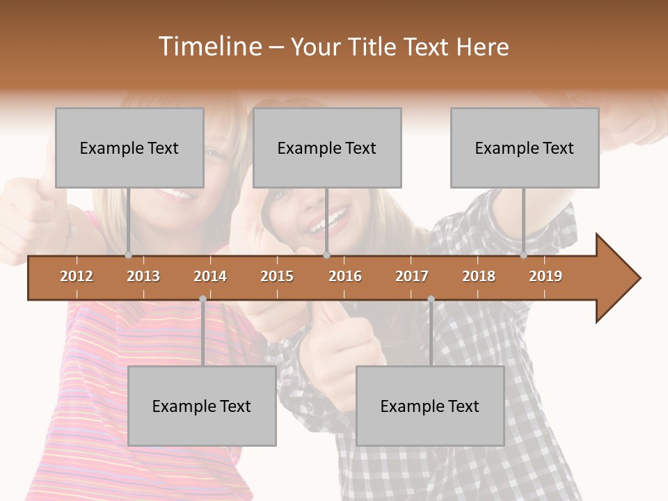 Friendly Teenager Cheerful PowerPoint Template