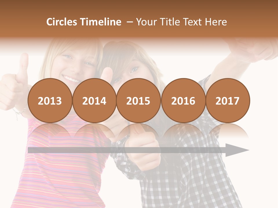 Friendly Teenager Cheerful PowerPoint Template