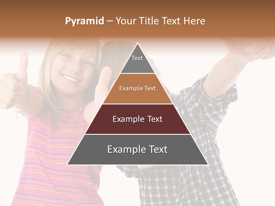 Friendly Teenager Cheerful PowerPoint Template