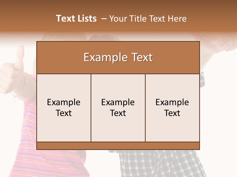 Friendly Teenager Cheerful PowerPoint Template