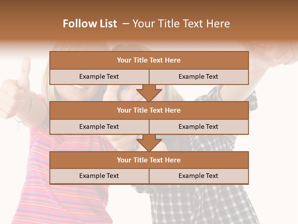 Friendly Teenager Cheerful PowerPoint Template