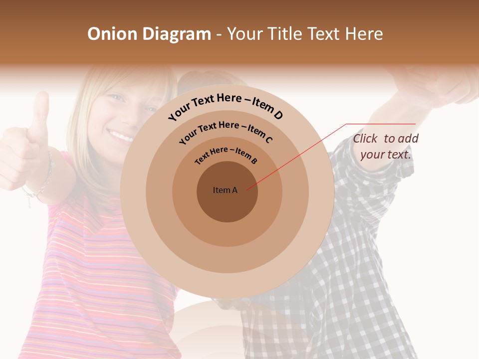 Friendly Teenager Cheerful PowerPoint Template