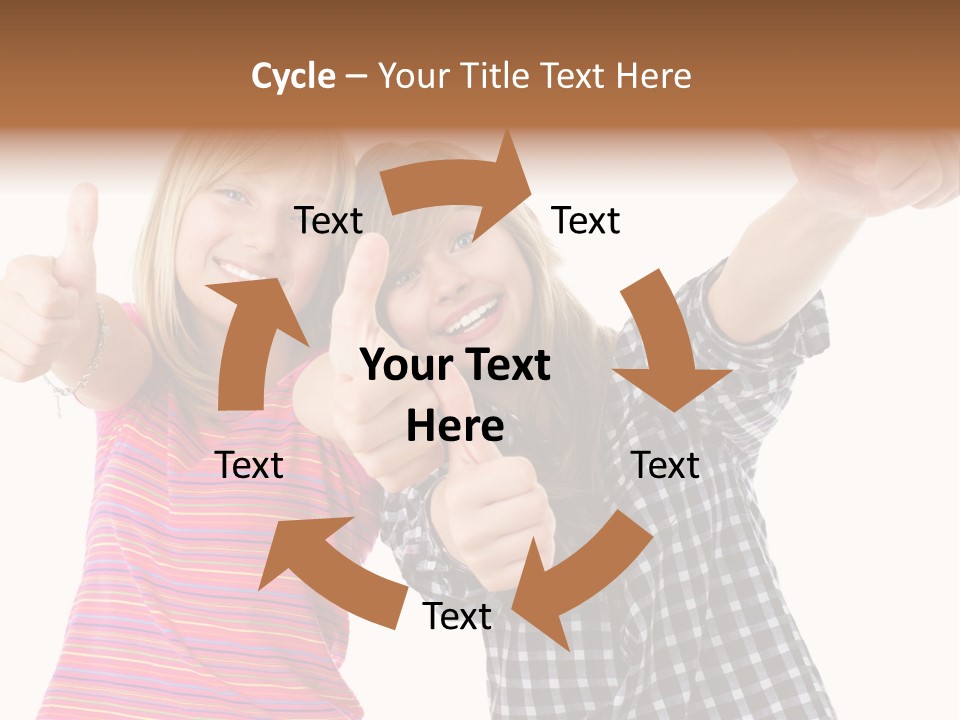 Friendly Teenager Cheerful PowerPoint Template