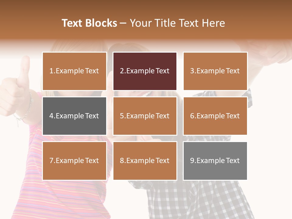 Friendly Teenager Cheerful PowerPoint Template