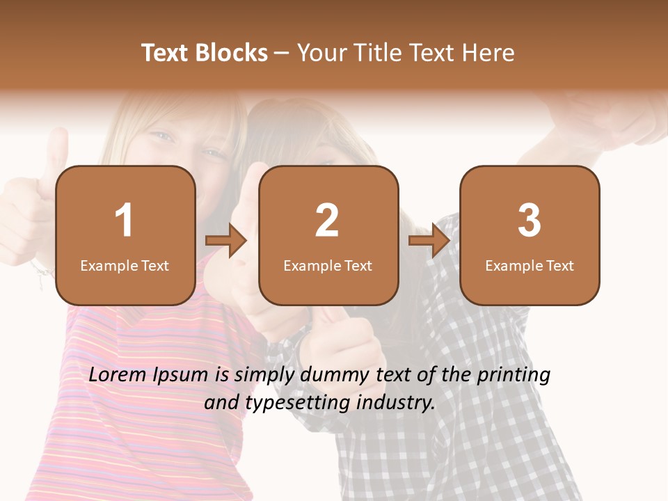 Friendly Teenager Cheerful PowerPoint Template