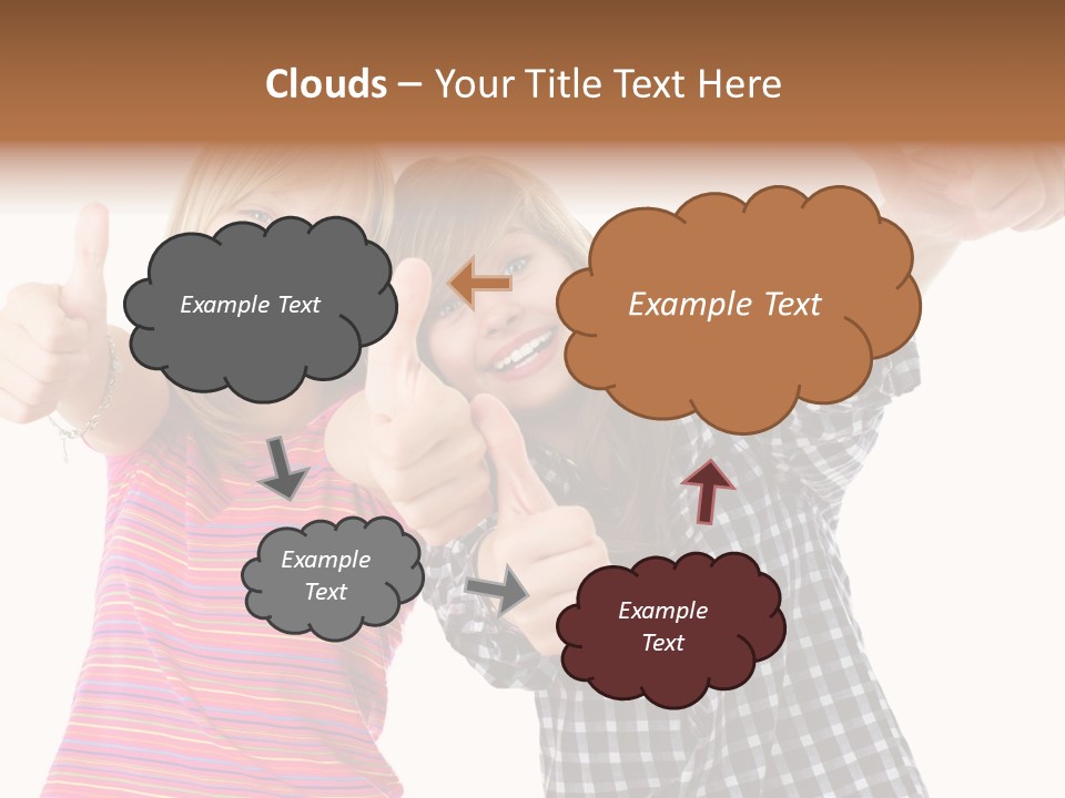 Friendly Teenager Cheerful PowerPoint Template