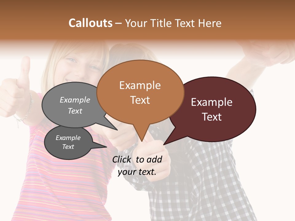 Friendly Teenager Cheerful PowerPoint Template