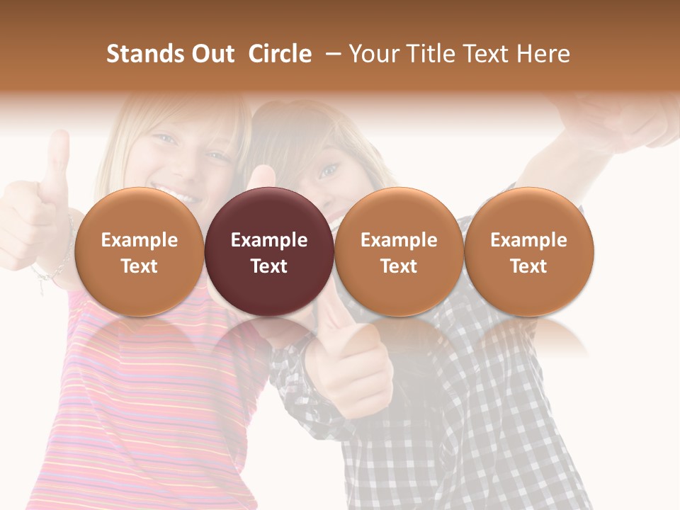 Friendly Teenager Cheerful PowerPoint Template