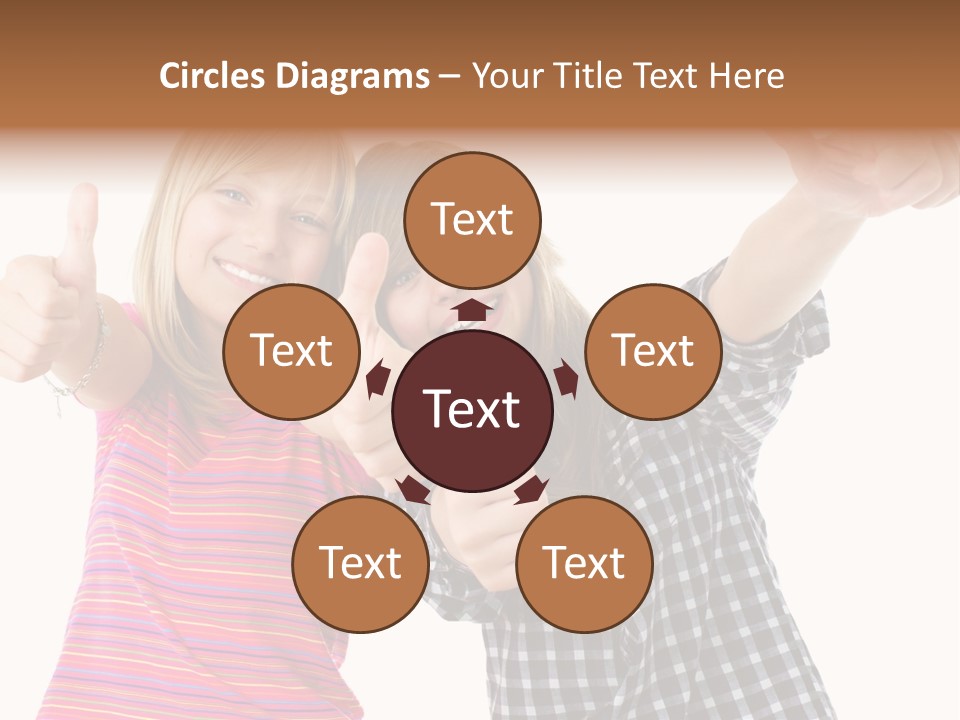 Friendly Teenager Cheerful PowerPoint Template