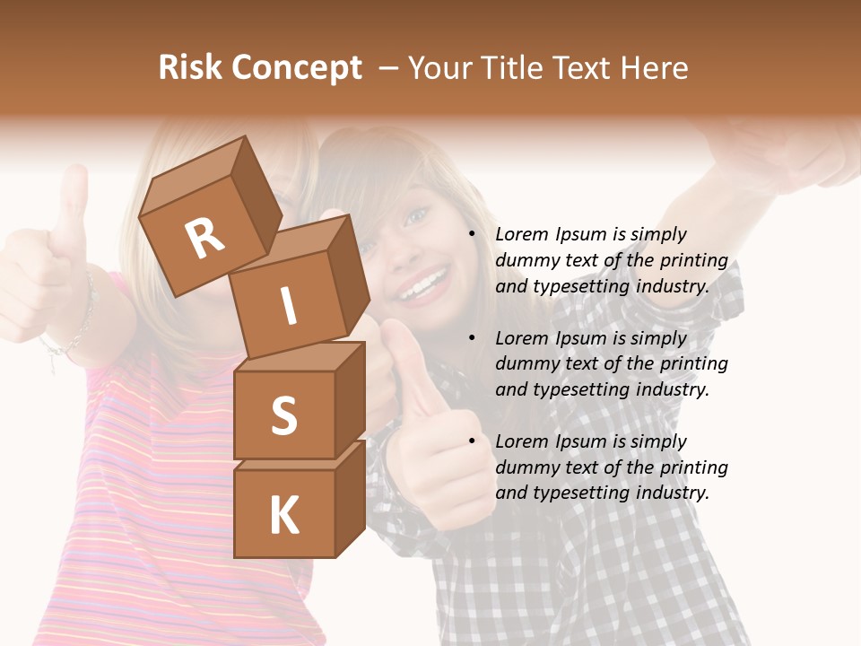 Friendly Teenager Cheerful PowerPoint Template