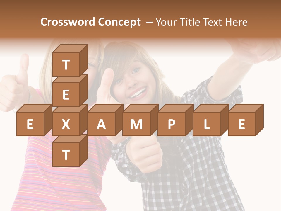 Friendly Teenager Cheerful PowerPoint Template