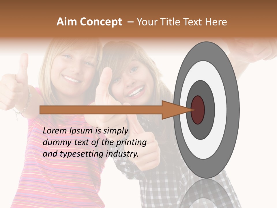 Friendly Teenager Cheerful PowerPoint Template