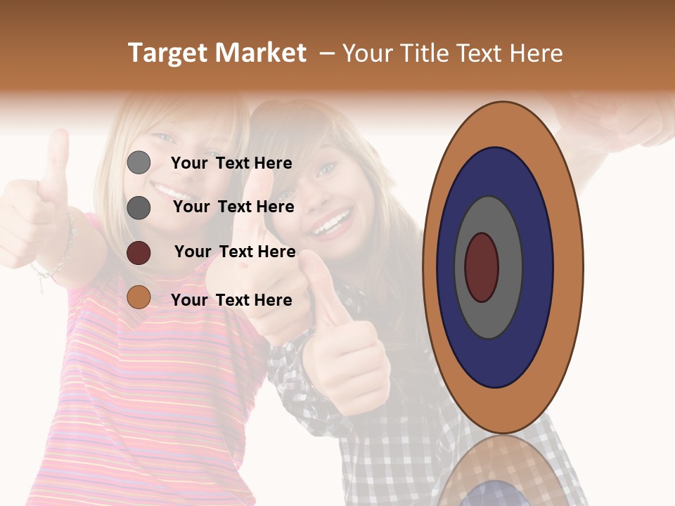 Friendly Teenager Cheerful PowerPoint Template