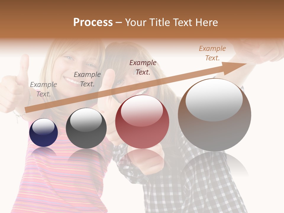 Friendly Teenager Cheerful PowerPoint Template