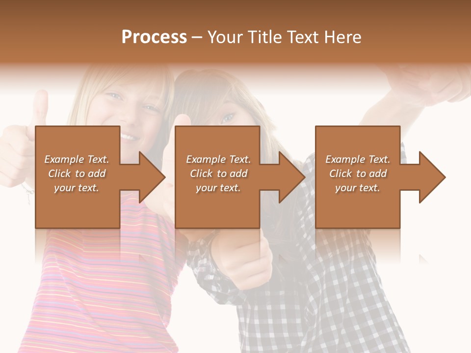 Friendly Teenager Cheerful PowerPoint Template