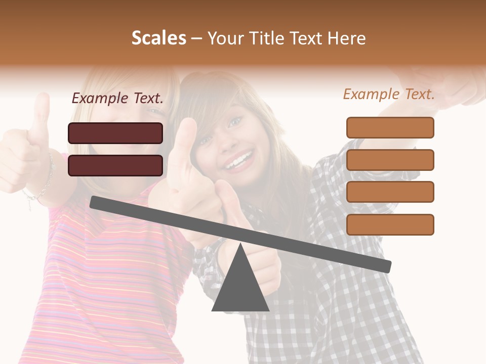 Friendly Teenager Cheerful PowerPoint Template