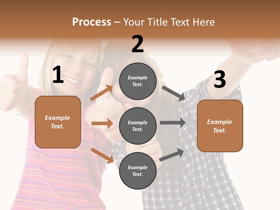 Friendly Teenager Cheerful PowerPoint Template