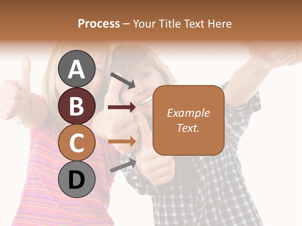 Friendly Teenager Cheerful PowerPoint Template