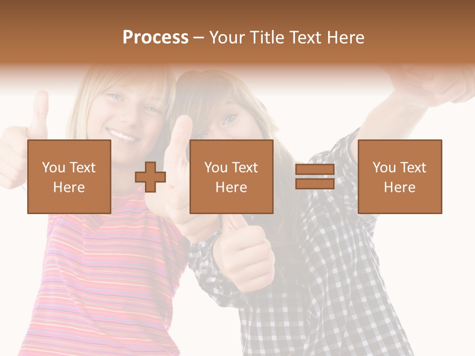 Friendly Teenager Cheerful PowerPoint Template