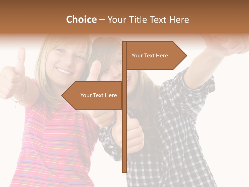 Friendly Teenager Cheerful PowerPoint Template