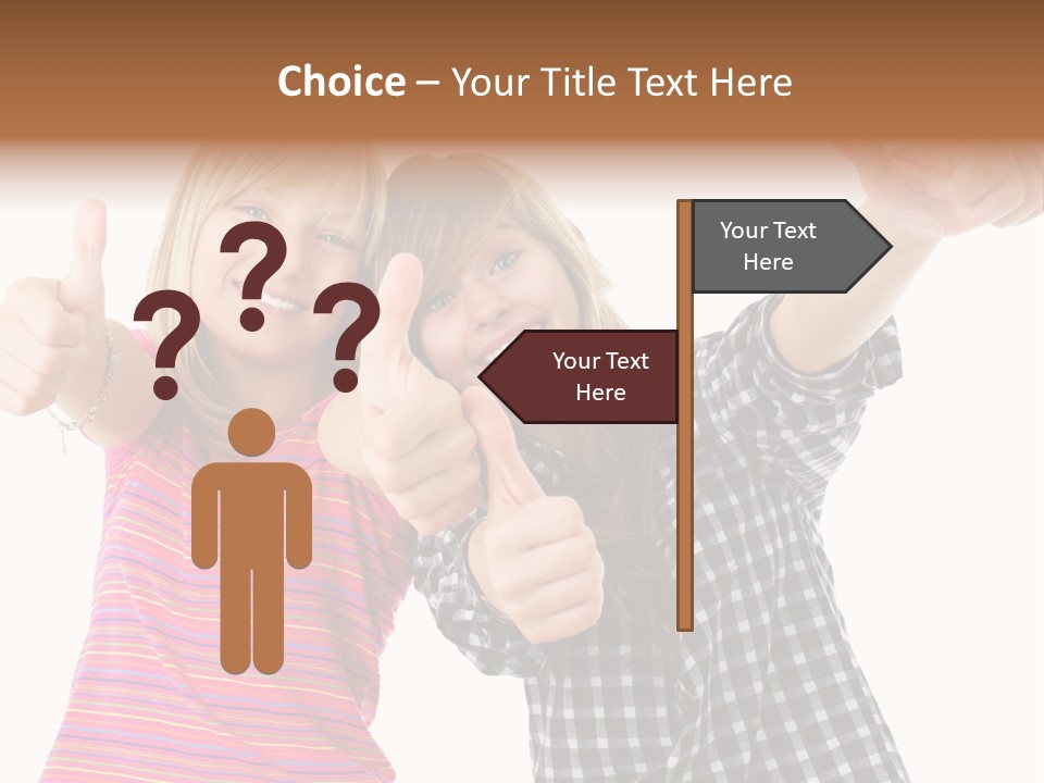 Friendly Teenager Cheerful PowerPoint Template