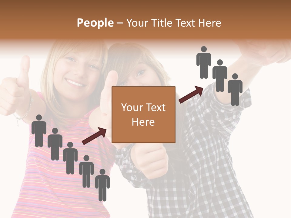 Friendly Teenager Cheerful PowerPoint Template