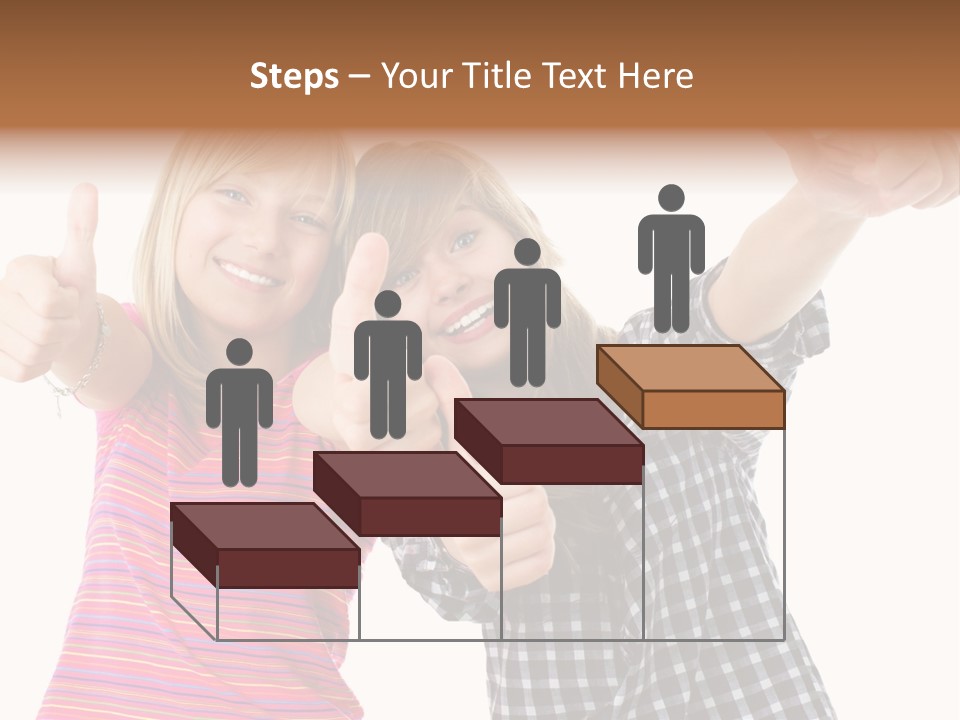 Friendly Teenager Cheerful PowerPoint Template
