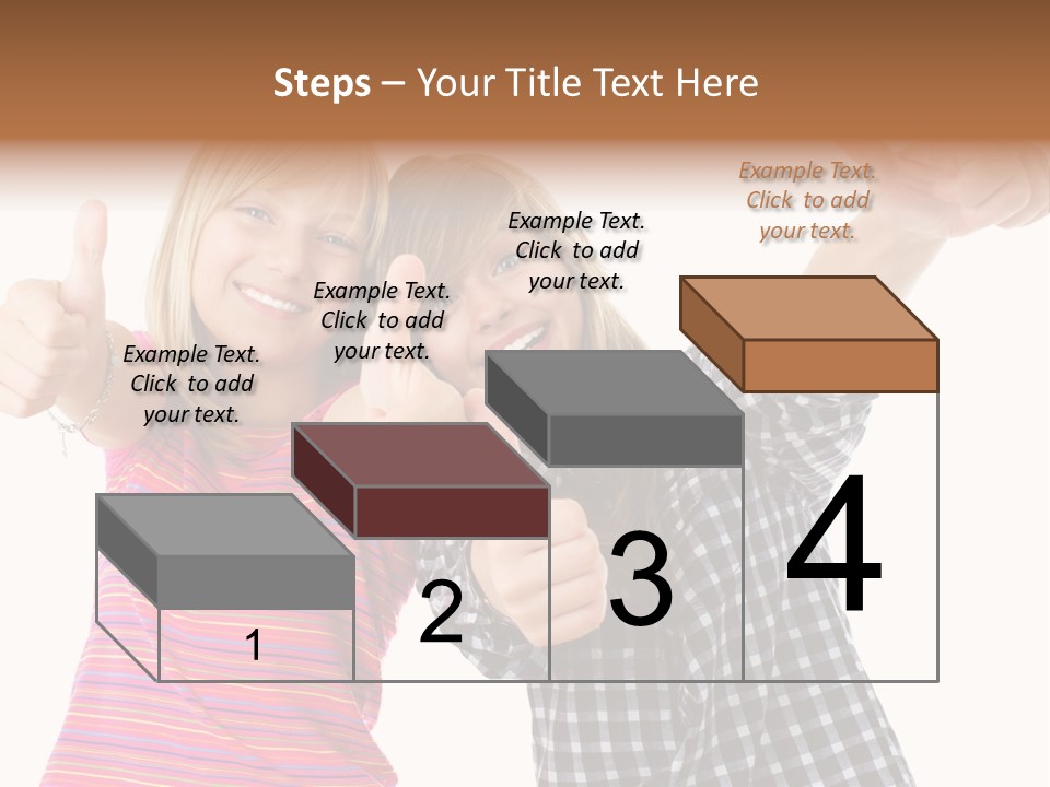 Friendly Teenager Cheerful PowerPoint Template