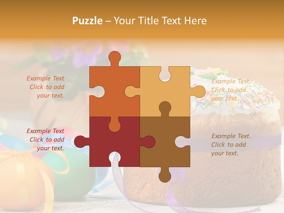 Traditional Easter Food PowerPoint Template