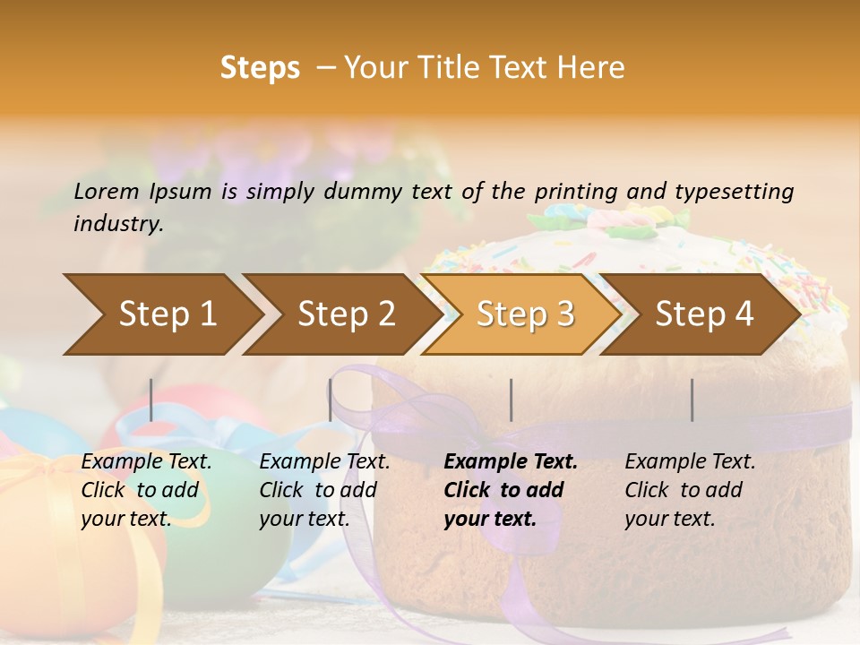 Traditional Easter Food PowerPoint Template