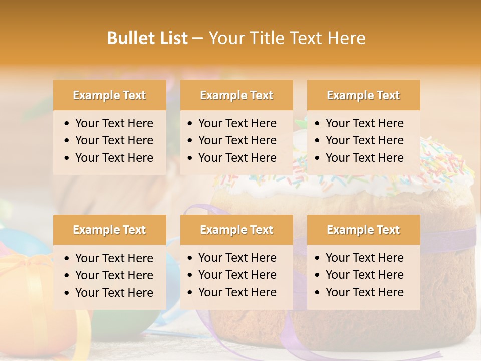 Traditional Easter Food PowerPoint Template