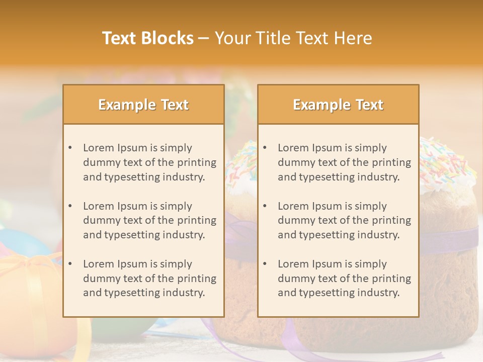 Traditional Easter Food PowerPoint Template