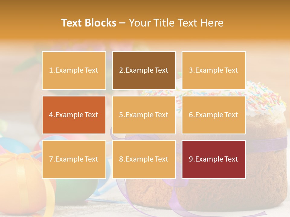 Traditional Easter Food PowerPoint Template