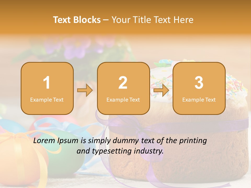 Traditional Easter Food PowerPoint Template