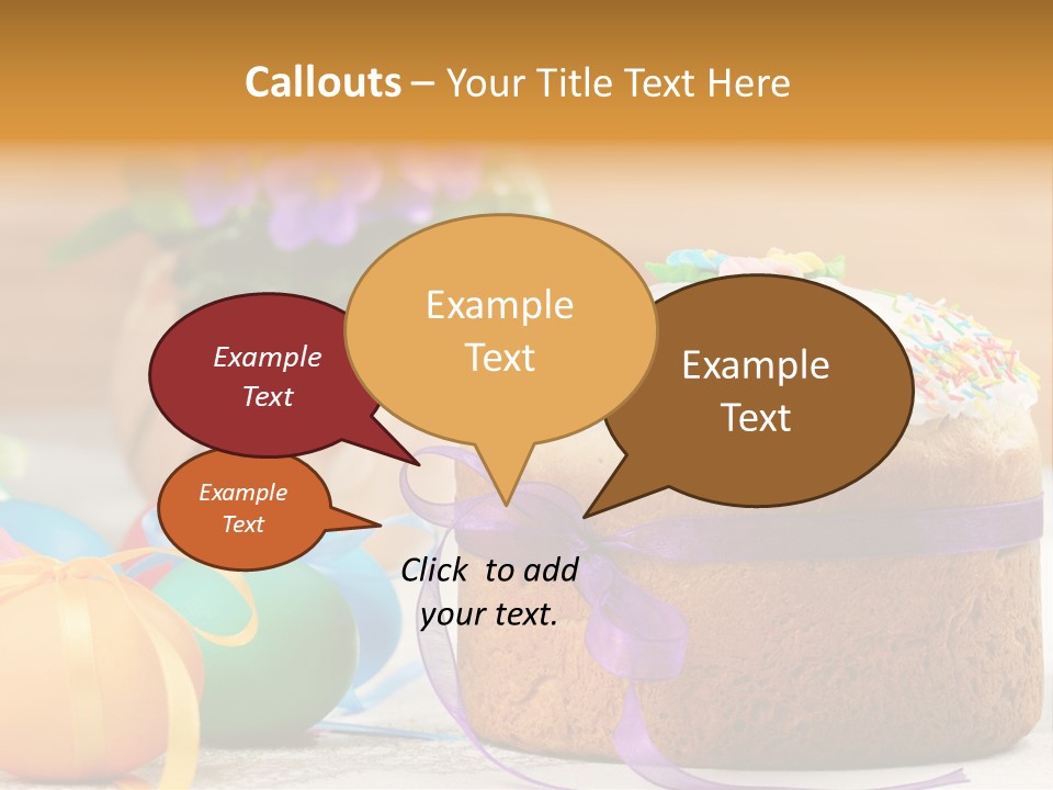 Traditional Easter Food PowerPoint Template