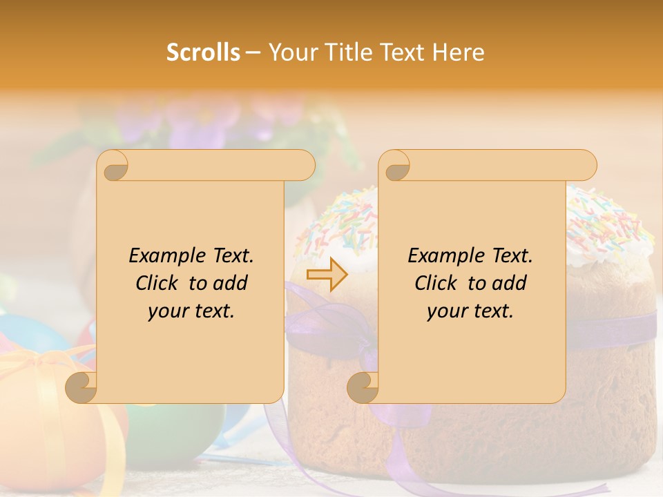 Traditional Easter Food PowerPoint Template