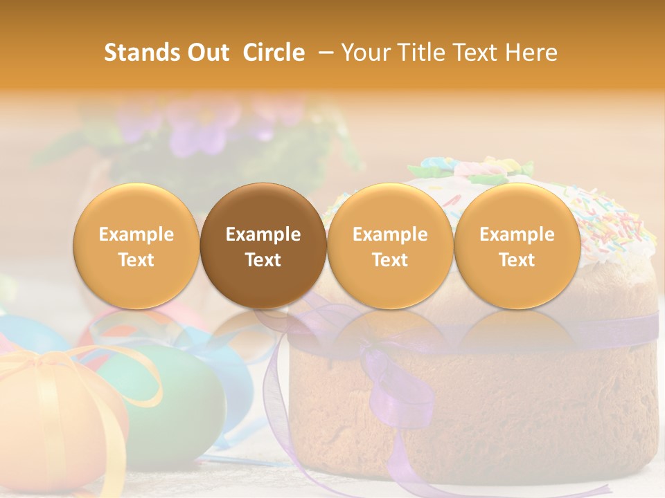 Traditional Easter Food PowerPoint Template
