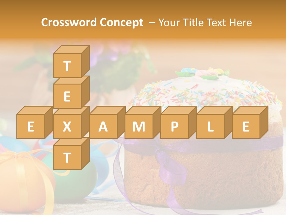 Traditional Easter Food PowerPoint Template