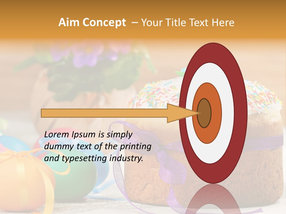 Traditional Easter Food PowerPoint Template