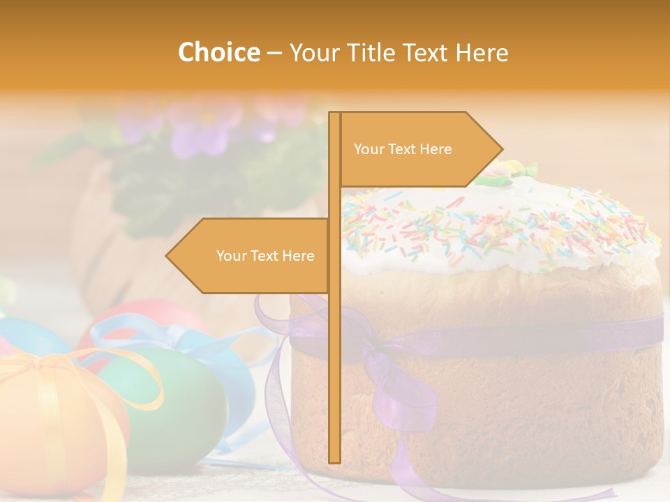 Traditional Easter Food PowerPoint Template