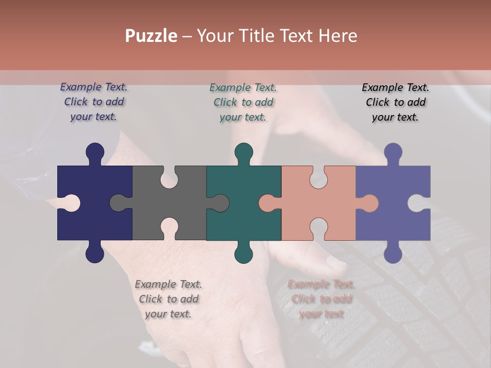 Repair Happy Senior PowerPoint Template