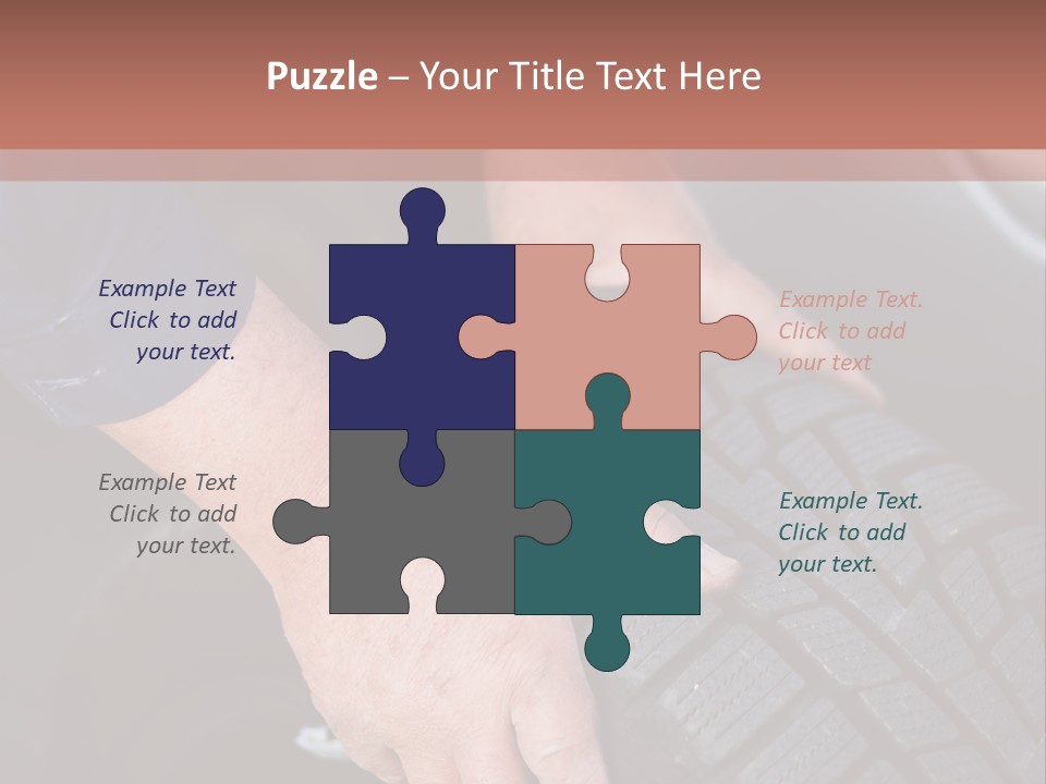 Repair Happy Senior PowerPoint Template