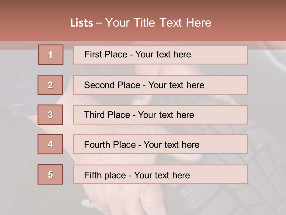 Repair Happy Senior PowerPoint Template
